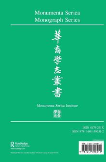 "Monumenta Serica Monograph Series" steht oben, darunter chinesische Schriftzeichen und "Monumenta Serica Institute".