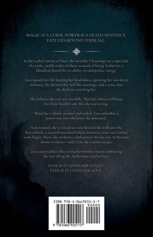 MAGIC IS A CURSE. POWER IS A DEATH SENTENCE. FATE LIES BEYOND THEM ALL. Darunter eine ISBN und ein Barcode.