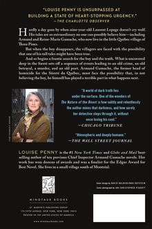 Louise Penny: The Nature of the Beast, Buch