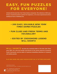 New York Times: New York Times Games Essential Easy Crosswords Volume 3, Buch