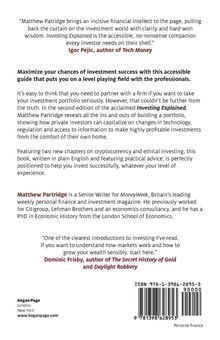 Zitate von Autoren über ein Buch zu Investitionen. Beschreibung der Inhalte und des Autors Matthew Partridge. ISBN und Verlagshinweise.