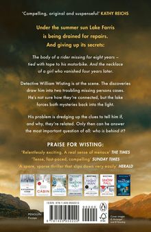 Text: „Compelling, original and suspenseful“, KATHY REICHS.

Hintergrund: Abendhimmel über einem See und Hügel.