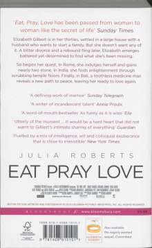 Elizabeth Gilbert: Eat, Pray, Love. Film Tie-In, Buch