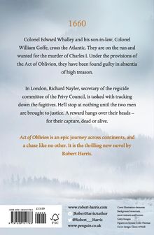 Robert Harris: Act of Oblivion, Buch