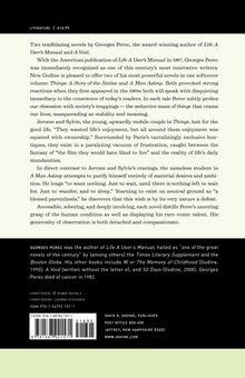 "Zwei wegweisende Romane von Georges Perec, dem preisgekrönten Autor von Life A User's Manual und A Void. Preis $16.95." 