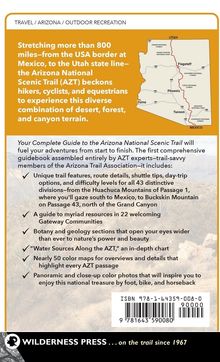 TRAVEL / ARIZONA / OUTDOOR RECREATION. Arizona National Scenic Trail: 800 miles from Mexico to Utah. Hikers, cyclists, equestrians.