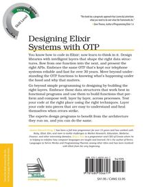 Designing Elixir Systems with OTP. Lern Elixir programmieren mit OTP für stabile und effiziente Systeme. Pragmatic Bookshelf.