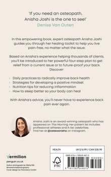 Anisha Joshi: Heal Your Back, Buch