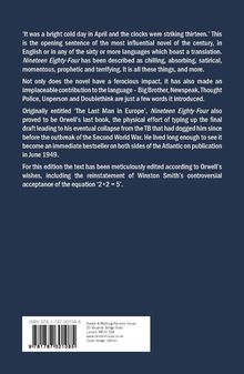 Review zu "Nineteen Eighty-Four": Wirkungsvoll, einflussreich, sprachprägend, inkl. "2+2=5". Wurde 1949 Bestseller.