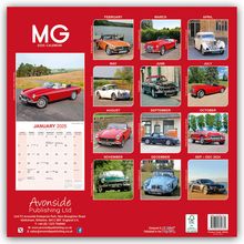 Avonside Publishing Ltd.: MG - MG Automobile 2025 - 16-Monatskalender, Kalender