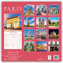 Avonside Publishing Ltd: Paris 2025 - 16-Monatskalender, Kalender