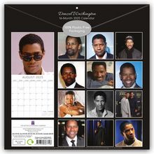 Denzel Washington 2025 - 16-Monatskalender, Kalender