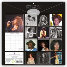 Whitney Houston 2025 - 16-Monatskalender, Kalender