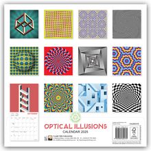 Tree Flame: Optical Illusions - Optische Illusionen 2025, Kalender