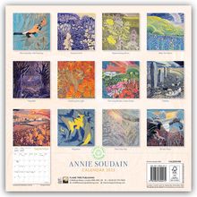 Tree Flame: Annie Soudain Kunstkalender 2025, Kalender