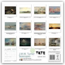 Tree Flame: Tate: J.M.W. Turner, Seascapes - William Turner, Seelandschaften 2025, Kalender