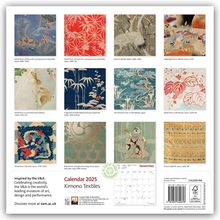 Flame Tree Publishing: Kimono Textils - Kimono Textilien 2025, Kalender