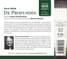 Oscar Wilde: De Profundis, 5 CDs