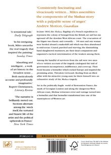 Rezensionen und Zusammenfassung eines Buches über das tragische Schiffsunglück der Medusa und seine künstlerische Inspiration.