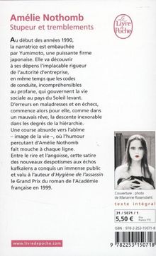 Amélie Nothomb: Stupeur et tremblements, Buch