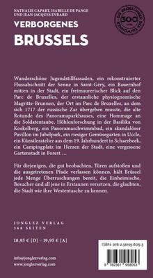 Buchtitel: Verborgene Orte in Brüssel. Autoren: Nathalie Capart, Isabelle de Pange, Jean-Jacques Evrard. Jonglez Verlag.