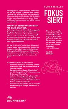"Oliver Rehbach – Fokussiert. 3 Minuten Bewegung mit Hirn als Game Changer. Mach's einfach. Brainkinetik®"