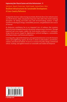 Titel: Resilient Infrastructures for Sustainable Development. Text erklärt Resilienz als integrativen Ansatz für nachhaltige Entwicklung.