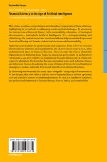 „Financial Literacy in the Age of Artificial Intelligence“, Herausgeber: Pascal Stiefenhofer, Lokman Gunduz. Gelber Hintergrund.