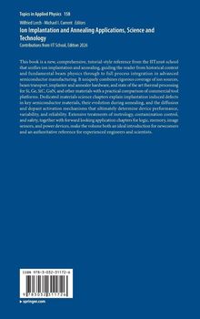 Deckblatt in Blau. Titel: „Ion Implantation and Annealing Applications, Science and Technology“. Autoren: Wilfried Lerch, Michael I. Current.