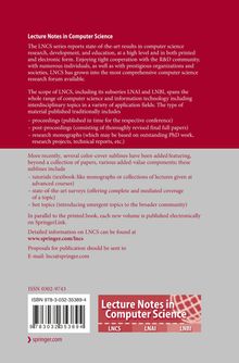 "Lecture Notes in Computer Science" beschreibt Forschungs- und Bildungsergebnisse der Informatik auf hohem Niveau.