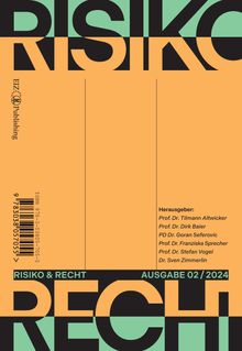 Dirk Baier: Risiko &amp; Recht 02/2024, Buch