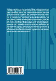 Eine Übersicht über das Schweizer Verwaltungsrecht für Wissenschaftler und Praktiker. Thema: Verfassungsrahmen, Asyl, Sicherheit.