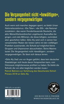Götz Aly: Unser Nationalsozialismus, Buch