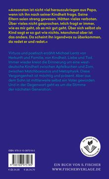 Michael Lentz: Heimwärts, Buch