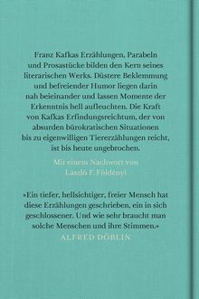 Franz Kafka: Die Erzählungen, Buch