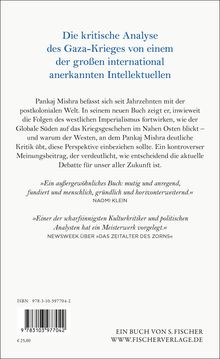 Pankaj Mishra: Die Welt nach Gaza, Buch