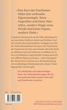 Zitat über Faschismus als entfesselte Eigentumslogik. Text diskutiert politischen Rechtsruck, neue Faschismusformen.