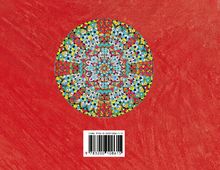 ISBN 978-3-2001086-1-5 über einem Barcode. Bunte, geometrische Mandala-Illustration auf rotem Hintergrund.
