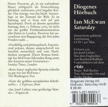 Ian McEwan: Saturday. 6 CDs, 6 CDs