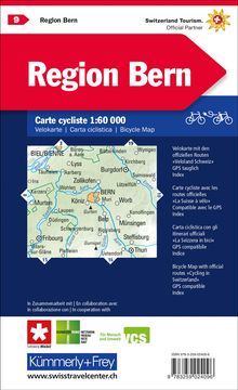Region Bern Nr. 09 Velokarte 1:60 000, Karten
