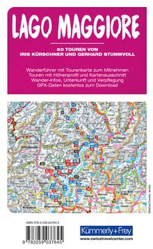 Iris Kürschner: Kümmerly+Frey Wanderführer Lago Maggiore, Buch