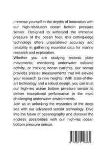 Nami: Seafloor Dynamics: Pressure Sensor, Buch