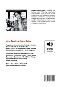 Bruno Flavio Marti: Jam Tracks 4 (Rock) Guitar, Buch