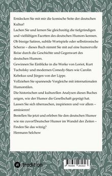 Hermann Selchow: Deutscher Humor im Wandel der Zeit, Buch