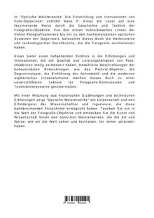Hans P. Kilian: Optische Meisterwerke, Buch