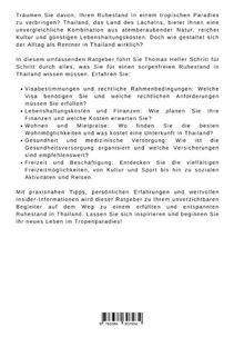 Thomas Heller: Lebenstraum Rente in Thailand, Buch