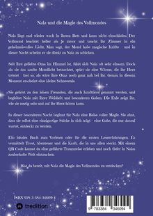 "Nala und die Magie des Vollmondes. Ein Buch voller Trost, Abenteuer und Magie. ISBN 978-3-384-34609-4. Verlag: tredition."