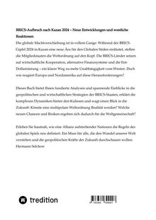 Hermann Selchow: Der BRICS-Aufbruch Kazan 2024, Buch