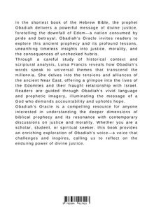 Luisa Francis: Obadiah¿s Oracle: Lessons from Edom's Fall, Buch