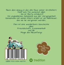 Nach dem Umzug in das alte Haus seiner Großeltern fühlt sich Tim zunächst allein - bis er Berty entdeckt! Illustration: Junge mit Auto.